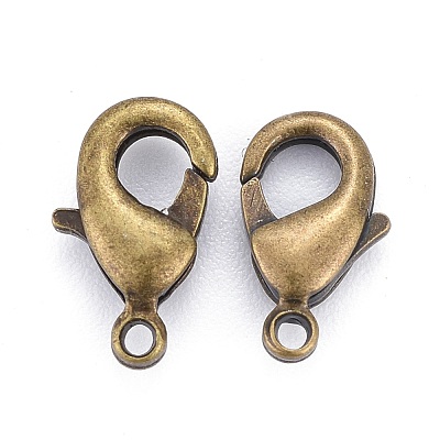 Brass Lobster Claw Clasps KK-901-AB-NF-1