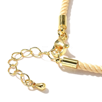 Nylon Milan Cord Necklace Making MAK-M028-01G-04-1