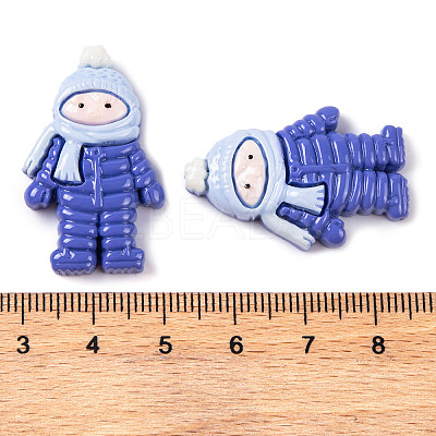 Christmas Decorations Theme Opaque Resin Decoden Cabochons RESI-Z026-01P-1