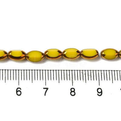 Electroplate Glass Beads Strands X-EGLA-P061-02A-06-1