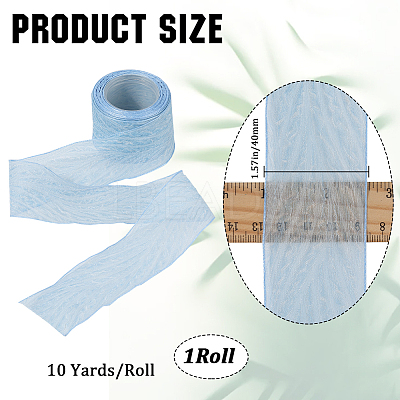 Polyester Pleated Ribbons SRIB-WH20020-005C-1