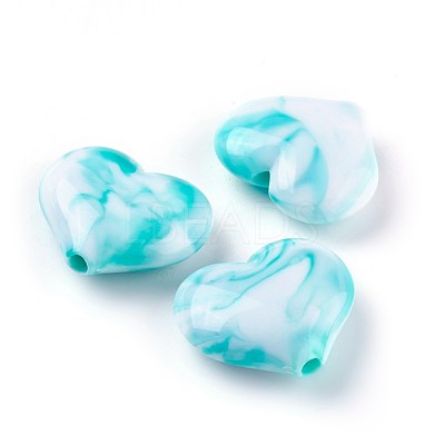 Acrylic Imitation Gemstone Beads MACR-E205-09A-1