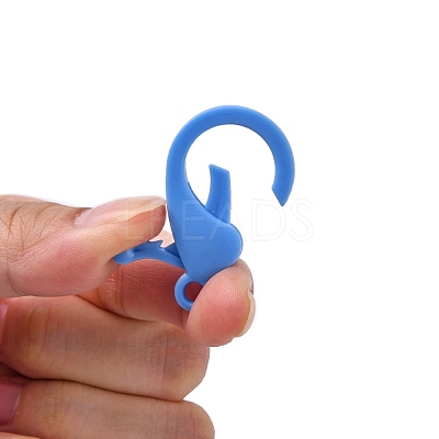 Plastic Lobster Claw Clasps KY-ZX002-M-B-1