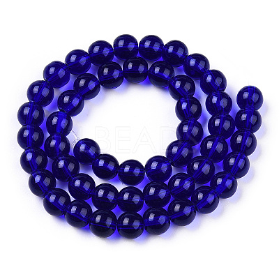 Transparent Glass Beads Strands LS-GLAA-T032-T6mm-15-1