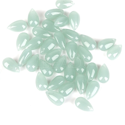 5Pcs Transparent Glass Beads GLAA-PW0001-25N-1