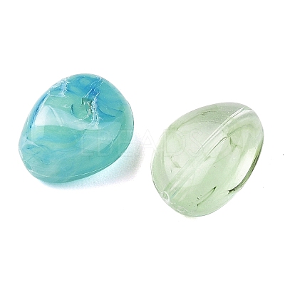 Opaque Acrylic Beads OACR-Z036-02C-1