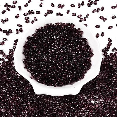 Picasso Spray Painted Glass Seed Beads SEED-T006-04-22-1