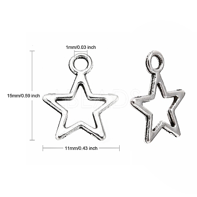 Tibetan Style Alloy Charms LS-LF10651Y-NF-1