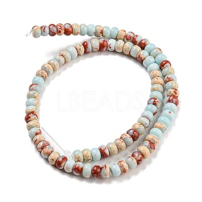 Synthetic Imperial Jasper Dyed Beads Strands G-D077-E01-02-1