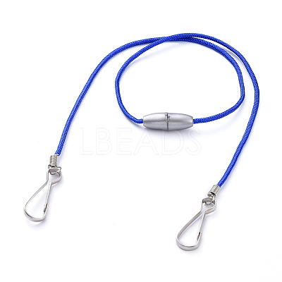Polyester & Spandex Cord Ropes Eyeglasses Chains AJEW-EH00057-02-1