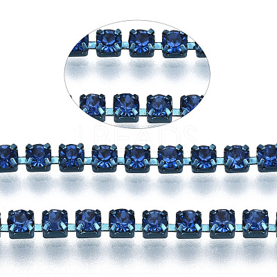 Electrophoresis Brass Rhinestone Strass Chains X1-CHC-Q009-SS6.5-B11-1