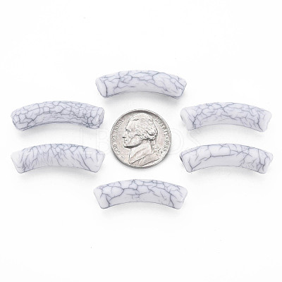 Opaque Crackle Acrylic Beads MACR-S372-002N-010-1