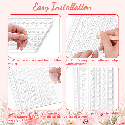 3 Sheets 3 Styles PVC Waterproof Decorative Stickers DIY-WH0404-325-1