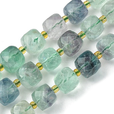Natural Fluorite Beads Strands G-Q010-A12-01-1