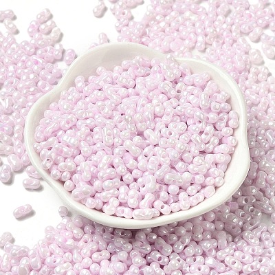 Opaque Colours Luster Glass Seed Beads SEED-B001-01A-03-1