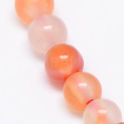 Natural Carnelian Beads Strands G-N0006-4mm-17-1