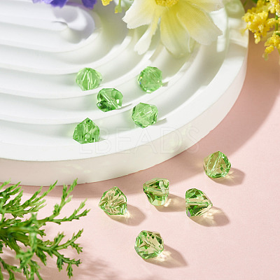 10Pcs Glass Imitation Austrian Crystal Beads GLAA-TADJ0001-11E-1