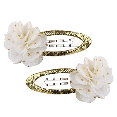 Cloth Covered Snap Hair Clips PW-WG79183-09-1