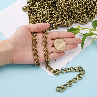 Iron Cuban Link Chains CH-R013-14x10mm-AB-1