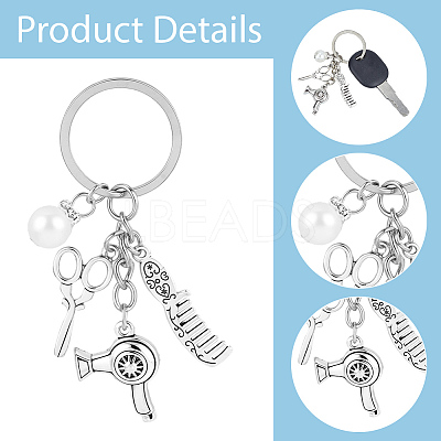 20Pcs Daily Use Subject Keychains KEYC-SC0002-07-1