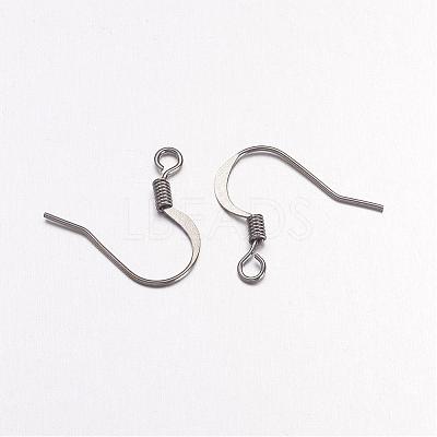 Brass French Earring Hooks KK-Q366-B-NF-1