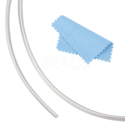 999 Fine Silver Sterling Silver Round Wire STER-BC0002-49B-1