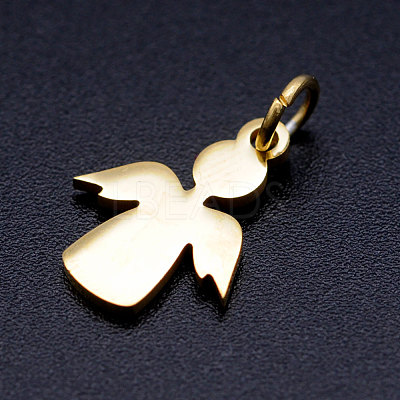 Ion Plating(IP) 304 Stainless Steel Pendants A-STAS-T046-JA343-2-1