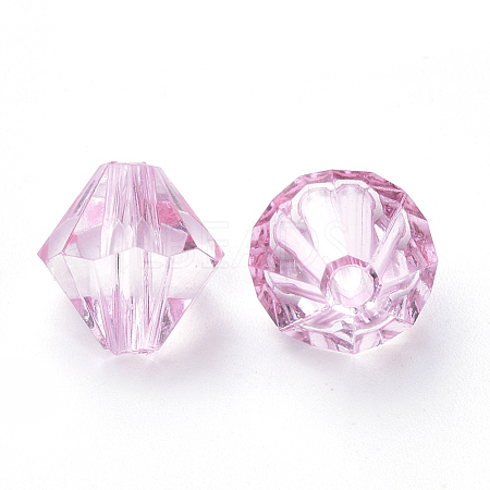 Transparent Acrylic Beads TACR-S146-6mm-02-1