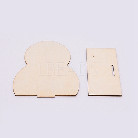 Wooden Painting Mold WOOD-WH0110-35-1