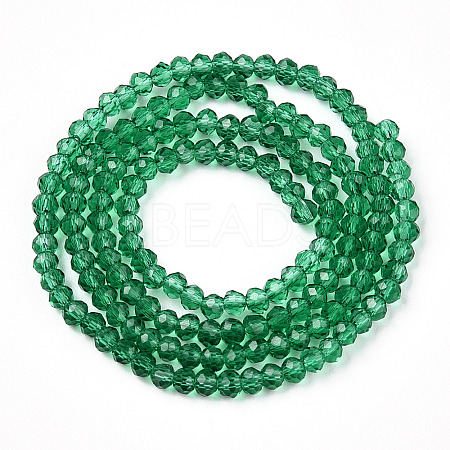 Glass Beads Strands X-EGLA-A034-T10mm-D18-1