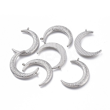 Non-Tarnish 304 Stainless Steel Pendants STAS-L249-001P-1