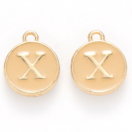 Golden Plated Alloy Enamel Charms LS-ENAM-S118-06X-1