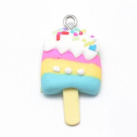 Handmade Polymer Clay Pendants CLAY-Q240-022D-1