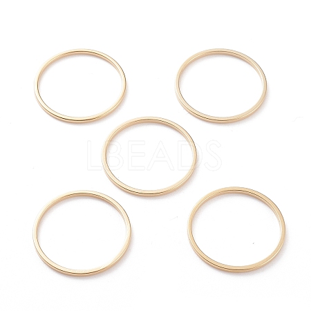 Brass Linking Rings X-KK-Y003-03G-G-1