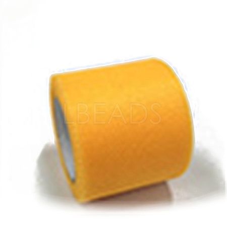 50 Yards Elastic Polyester Deco Mesh Ribbons SRIB-WH0011-129D-1