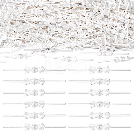200Pcs Iron Bowknot Buckles IFIN-TA0001-72S-1