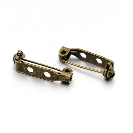 Iron Brooch Back Bar Findings IFIN-O001-01AB-NF-1