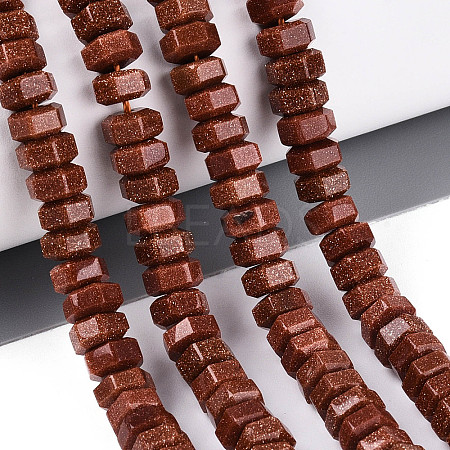 Synthetic Goldstone Beads Strands G-N357-14A-02-1