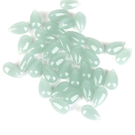 5Pcs Transparent Glass Beads GLAA-PW0001-25N-1