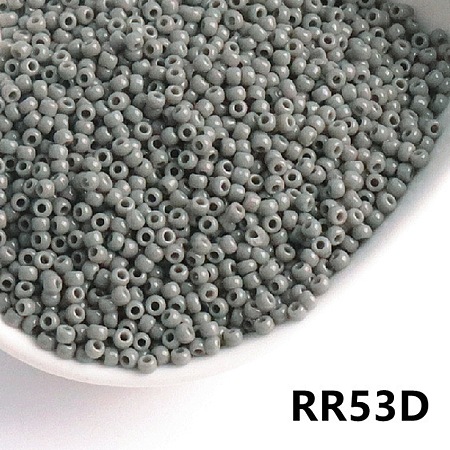 Opaque 8/0 Glass Seed Beads SEED-I013-3mm-RR53D-1