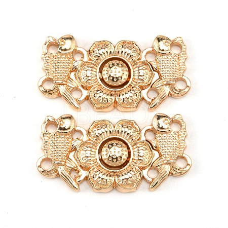 Alloy Snap Lock Clasps FIND-WH0108-19KCG-1