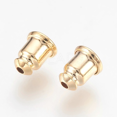 Brass Ear Nuts X-KK-F759-37G-NF-1