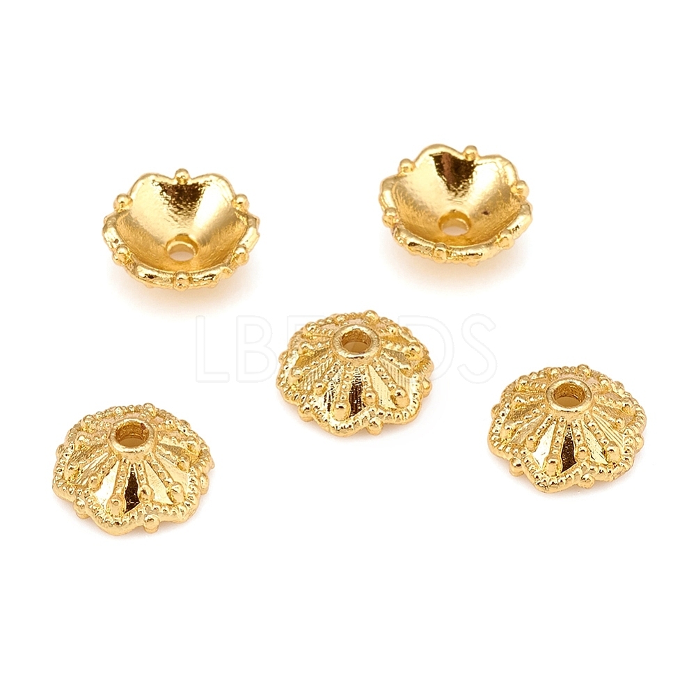 Brass Bead Caps - Lbeads.com