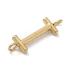 304 Stainless Steel Letter Connector Charms STAS-M108-01G-09-2
