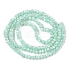 Electroplate Glass Beads Strands EGLA-A044-P1mm-B14-3