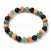Round Beads Stretch Bracelets BJEW-JB05661-3