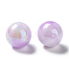 Two Tone Opaque Acrylic Beads SACR-P024-01B-W05-2