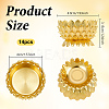 14Pcs Alloy Candle Holders AJEW-WA0004-41-2