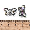 Electroplated Transparent Glass Beads Strands GL-CBA98F0-03A-4