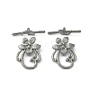 Tibetan Style Alloy Toggle Clasps K095R052-3